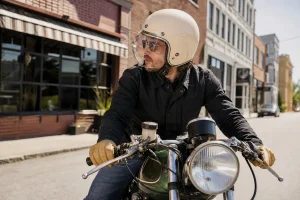 Open Face Motorcycle Helmet