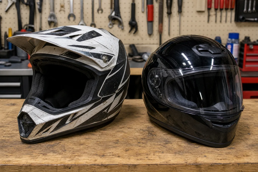 Motocross Helmet vs Street Helmet